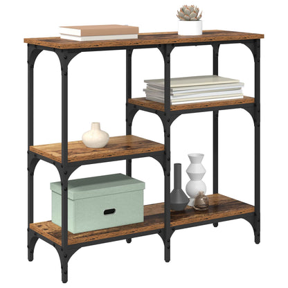 Console Table Old Wood 80 x 29 x 75 cm Engineered Wood
