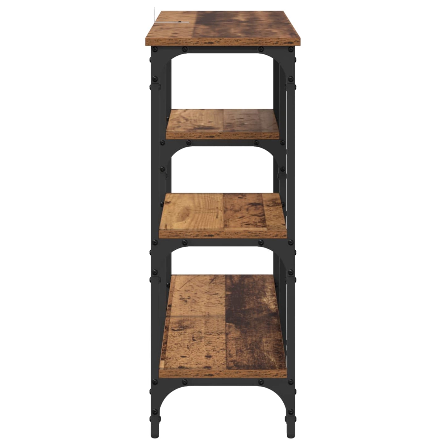 Console Table Old Wood 80 x 29 x 75 cm Engineered Wood