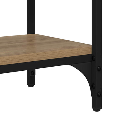 Console Table Artisan Oak 80 x 29 x 75 cm Engineered Wood
