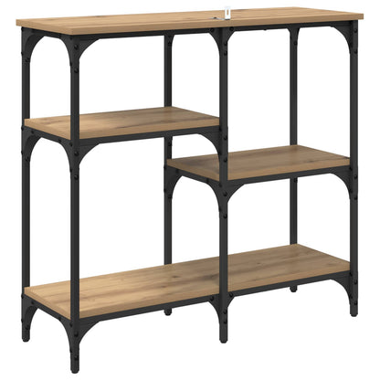 Console Table Artisan Oak 80 x 29 x 75 cm Engineered Wood