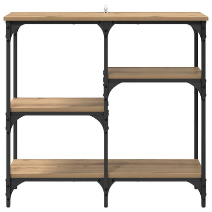 Console Table Artisan Oak 80 x 29 x 75 cm Engineered Wood
