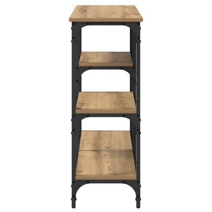 Console Table Artisan Oak 80 x 29 x 75 cm Engineered Wood