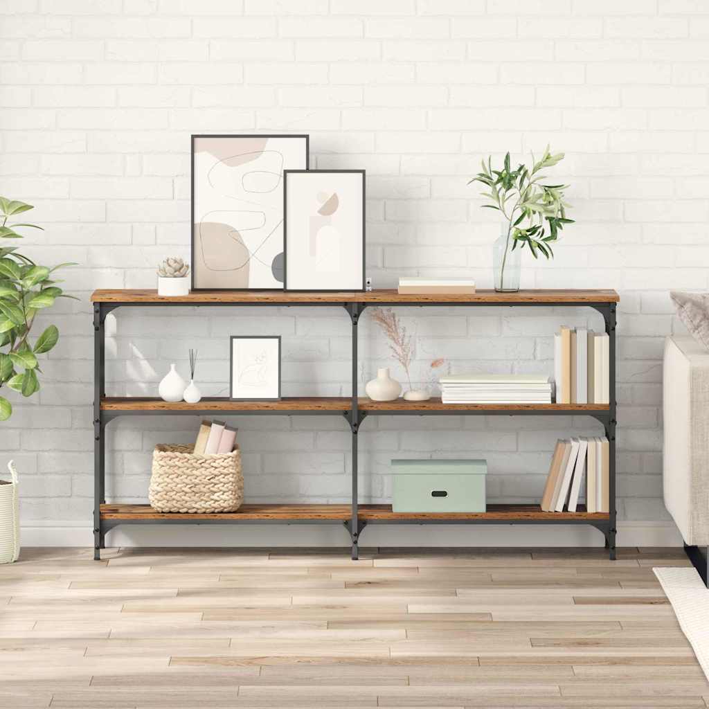 Console Table Old Wood 150 x 29 x 75 cm