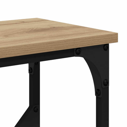Console Table Artisan Oak 102 x 23 x 75 cm Engineered Wood