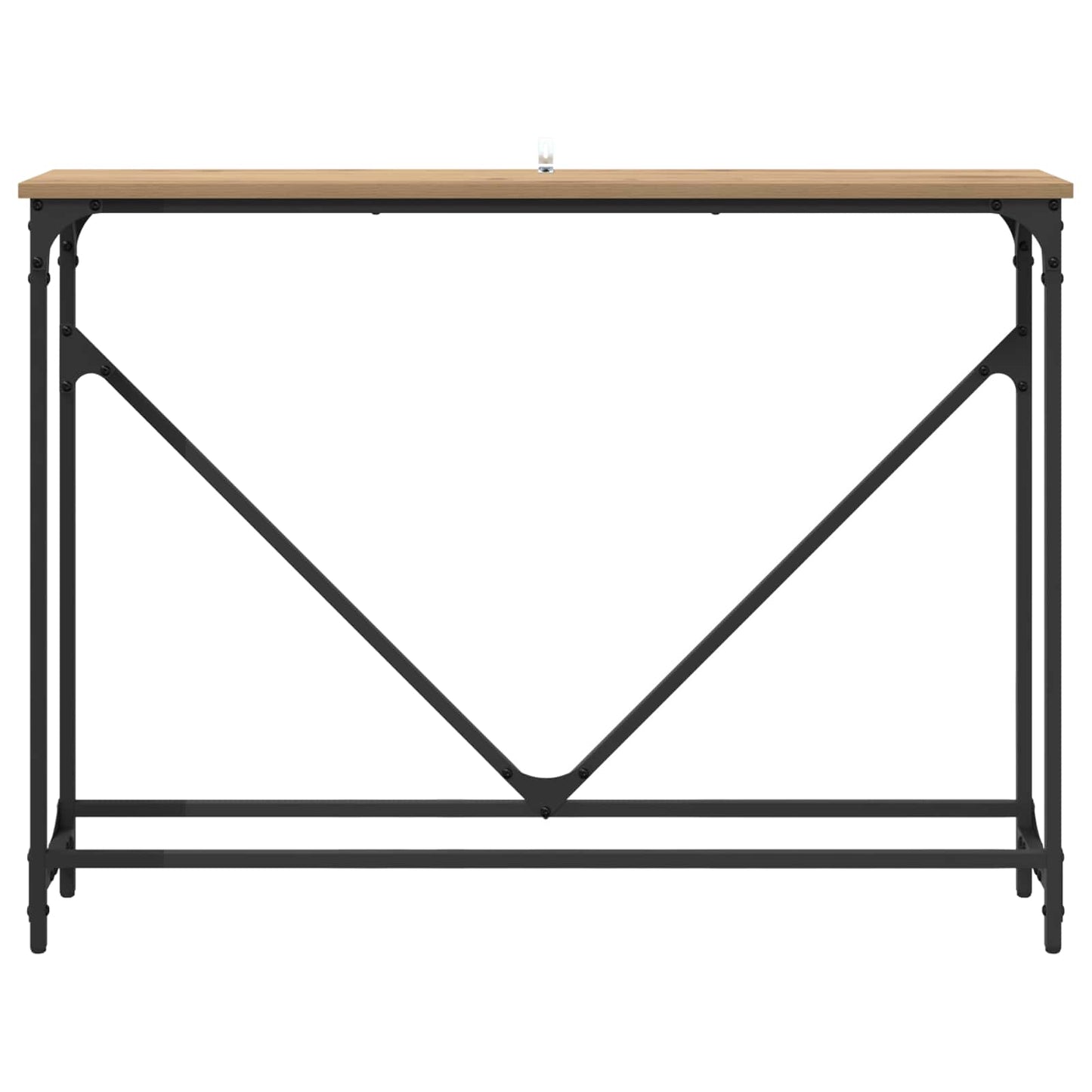 Console Table Artisan Oak 102 x 23 x 75 cm Engineered Wood