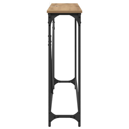 Console Table Artisan Oak 102 x 23 x 75 cm Engineered Wood
