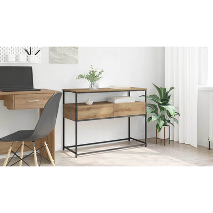 Console Table Artisan Oak 100 x 40 x 75 cm Engineered Wood