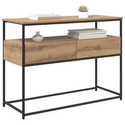 Console Table Artisan Oak 100 x 40 x 75 cm Engineered Wood