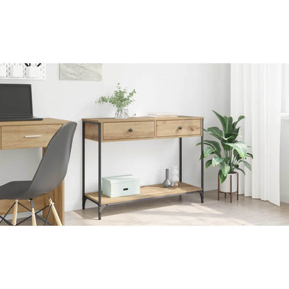 Console Table Artisan Oak 100 x 34.5 x 75 cm Engineered Wood