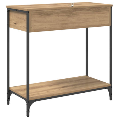 Console Table Artisan Oak 75 x 34.5 x 75 cm Engineered Wood