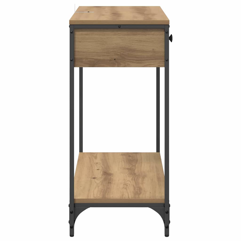 Console Table Artisan Oak 75 x 34.5 x 75 cm Engineered Wood