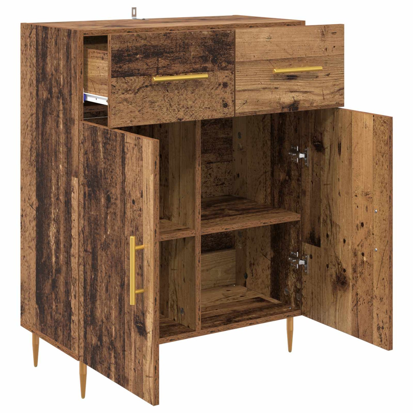 Sideboard Old Wood 69.5 x 34 x 90 cm Engineered Wood