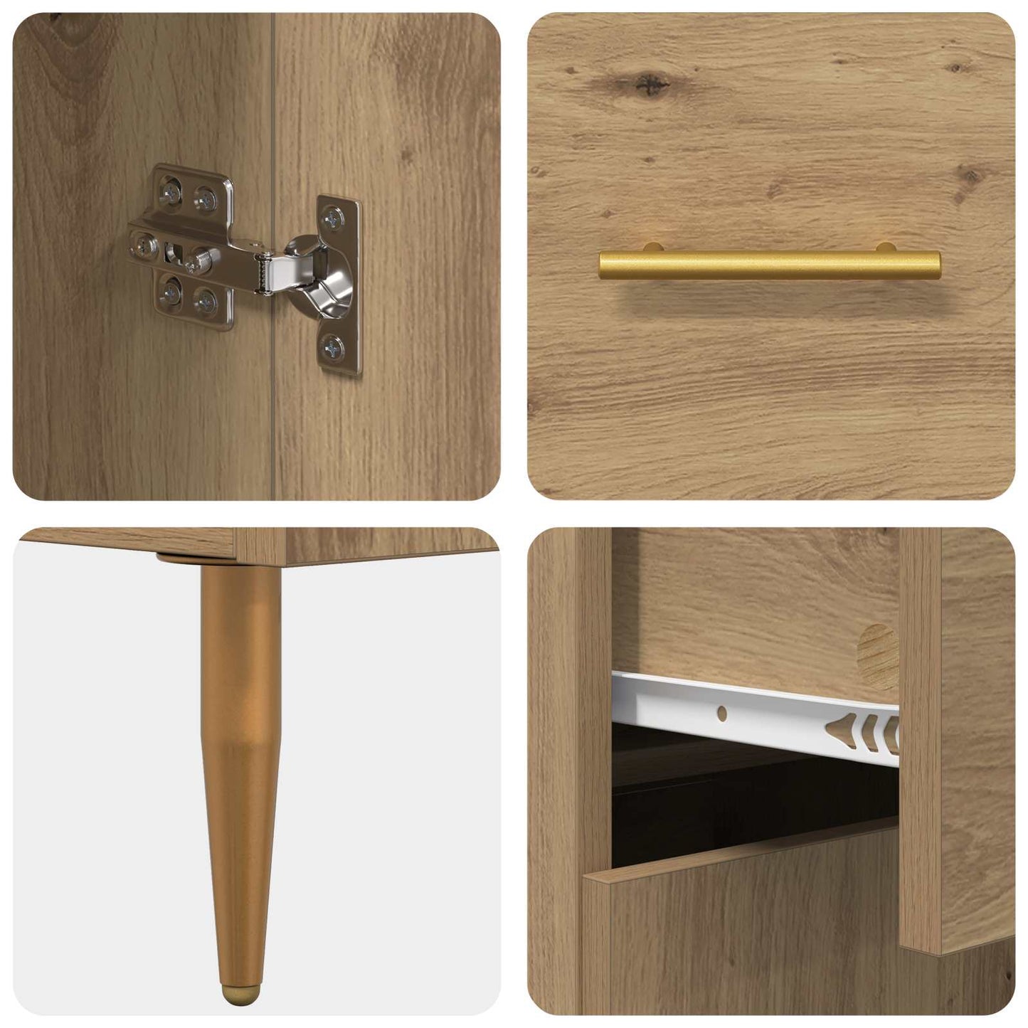 Sideboard Artisan Oak 69.5 x 34 x 90 cm Engineered Wood