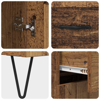 Sideboard Old Wood 69.5 x 34 x 90 cm Engineered Wood
