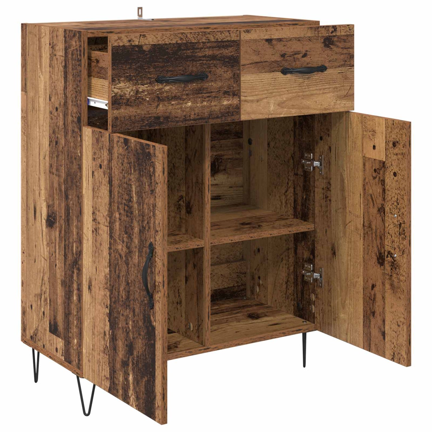 Sideboard Old Wood 69.5 x 34 x 90 cm Engineered Wood