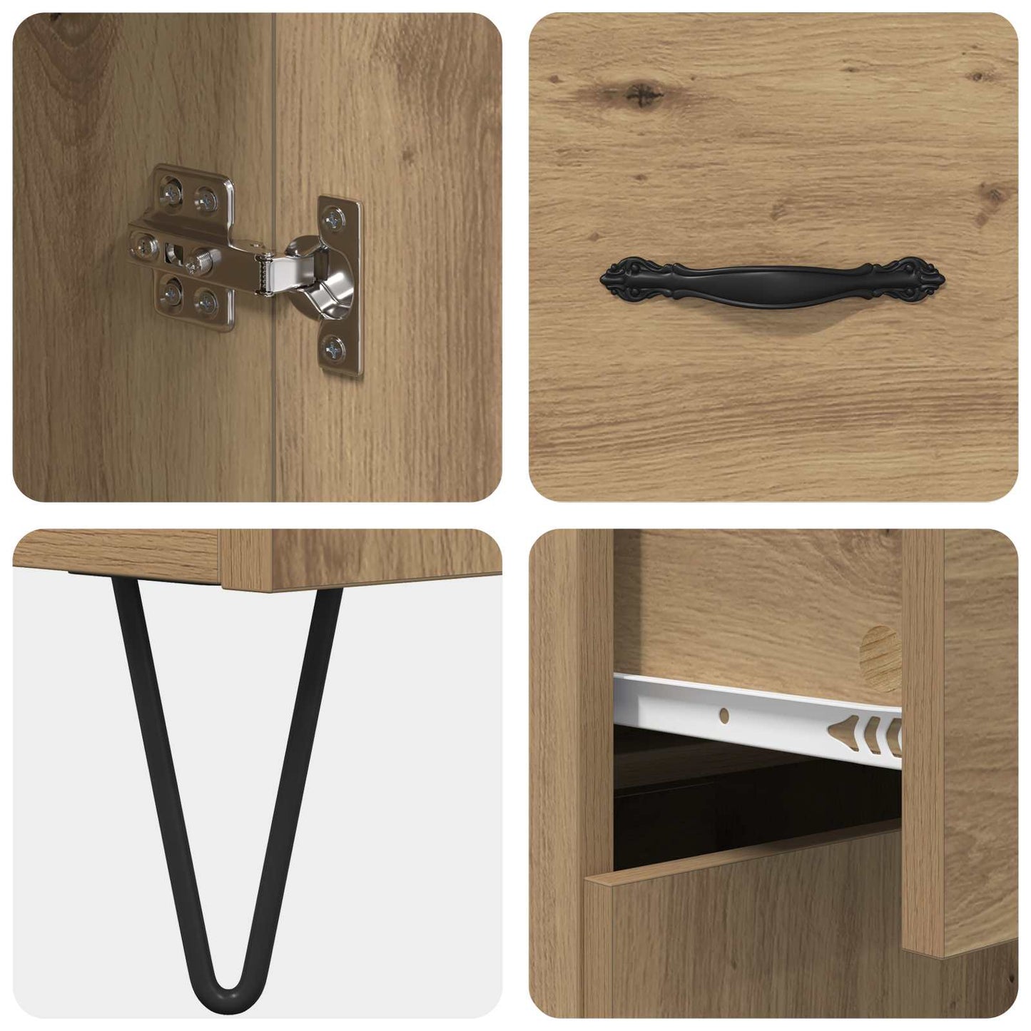Sideboard Artisan Oak 69.5 x 34 x 90 cm Engineered Wood