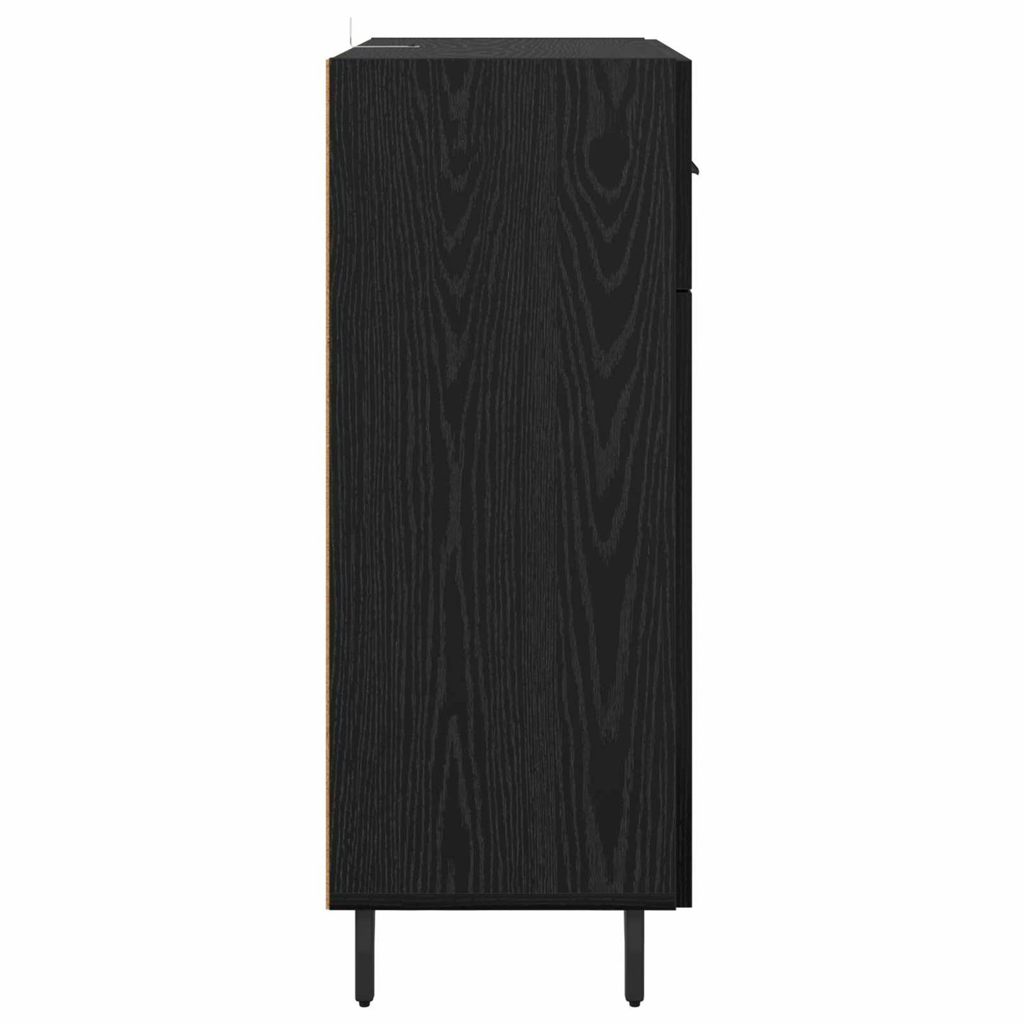 Sideboard Black Oak 69.5 x 34 x 90 cm Engineered Wood