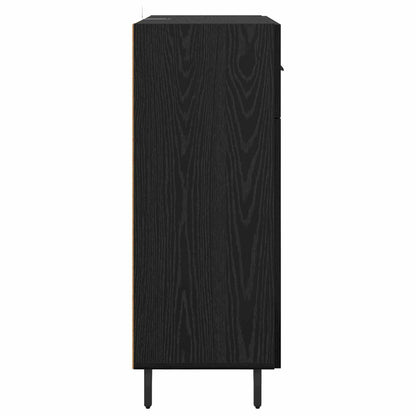 Sideboard Black Oak 69.5 x 34 x 90 cm Engineered Wood