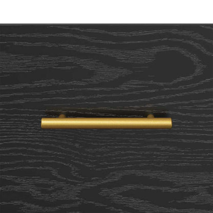 TV Cabinet Black Oak 150 x 36 x 30 cm Engineered Wood