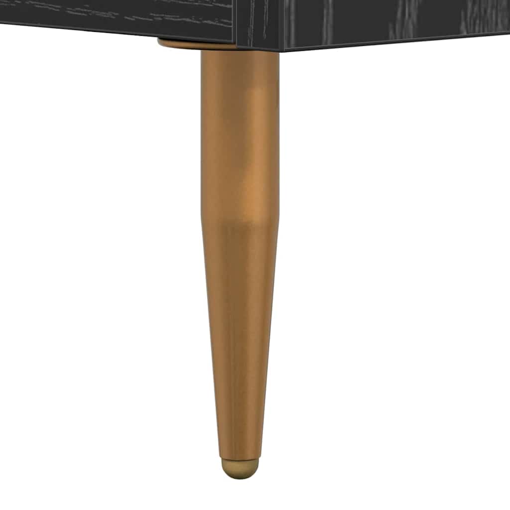 TV Cabinet Black Oak 150 x 36 x 30 cm Engineered Wood