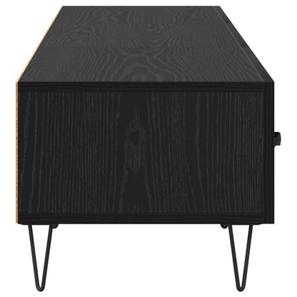 TV Cabinet Black oak 150 x 36 x 30 cm Engineered wood