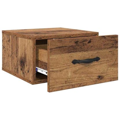 Bedside Cabinet 2 pcs Old wood 35 x 35 x 20 cm Engineered wood