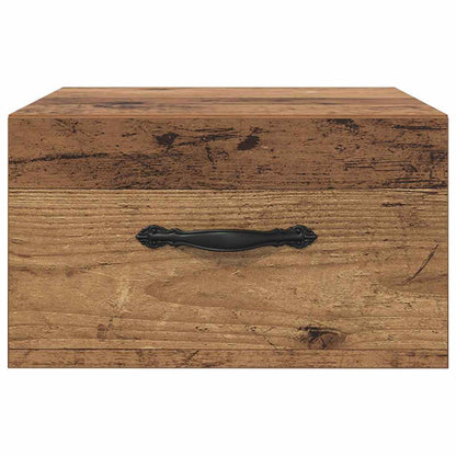 Bedside Cabinet 2 pcs Old wood 35 x 35 x 20 cm Engineered wood