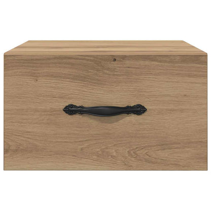 Bedside Cabinet with Drawer 2 pcs Artisan oak 35 x 35 x 20 cm