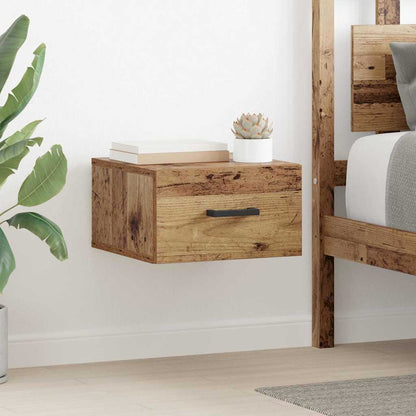 Bedside Cabinet Old wood 35 x 35 x 20 cm Engineered wood