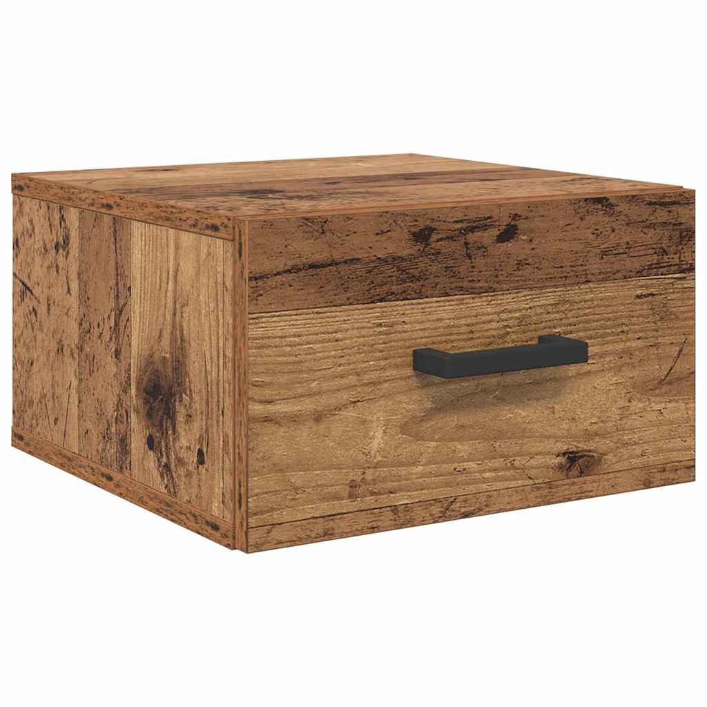 Bedside Cabinet Old wood 35 x 35 x 20 cm Engineered wood