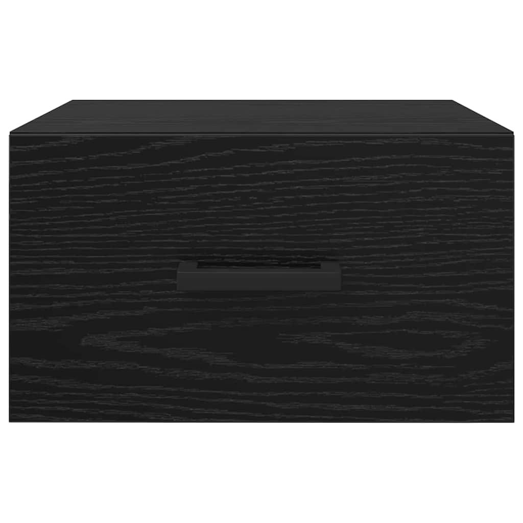Bedside Cabinet 2 pcs Black oak 35 x 35 x 20 cm Engineered wood