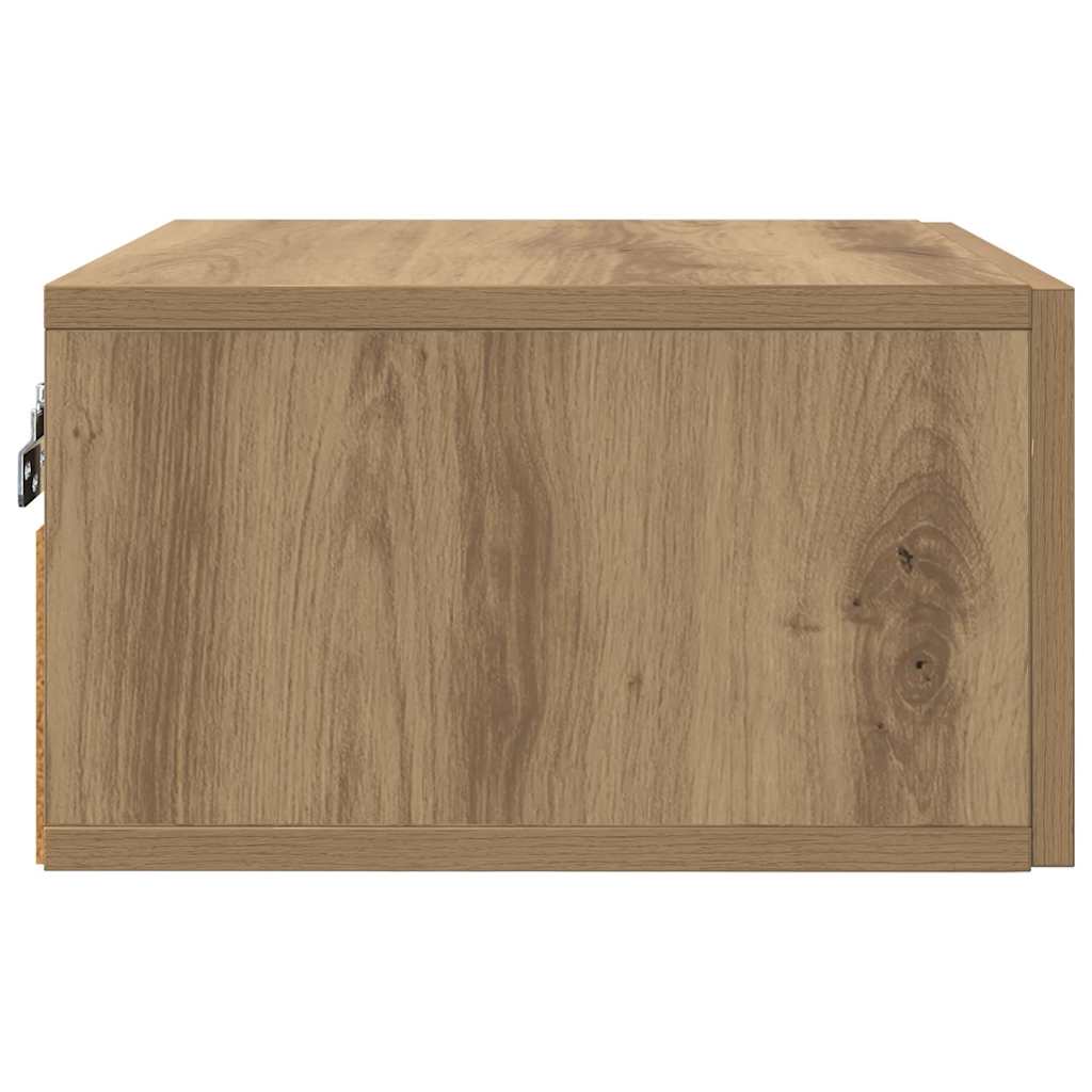Bedside Cabinet Artisan Oak 35 x 35 x 20 cm Engineered Wood