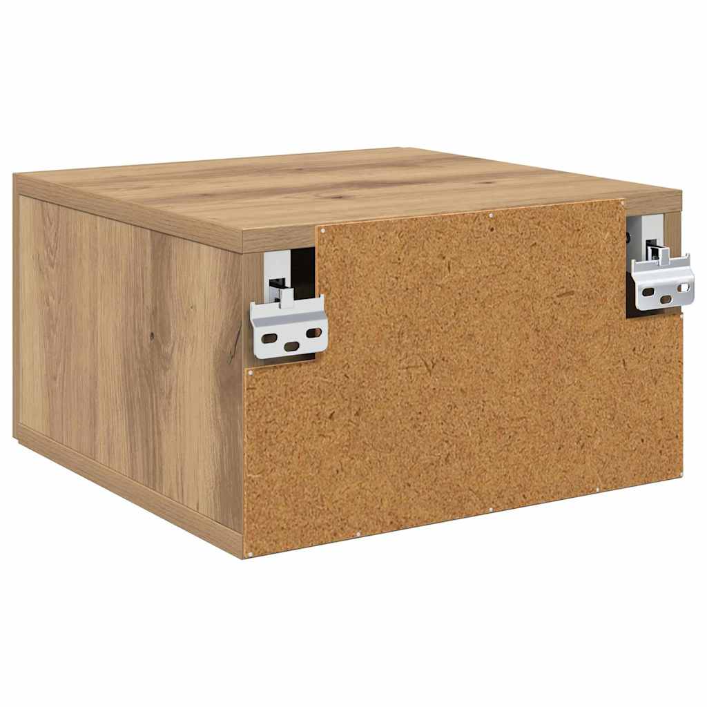 Bedside Cabinet Artisan oak 35 x 35 x 20 cm Engineered wood