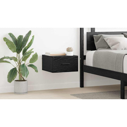 Bedside Cabinet Black oak 35 x 35 x 20 cm Engineered wood