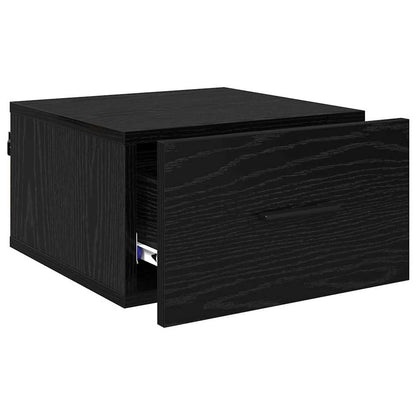Bedside Cabinet 2 pcs Black oak 35 x 35 x 20 cm Engineered wood