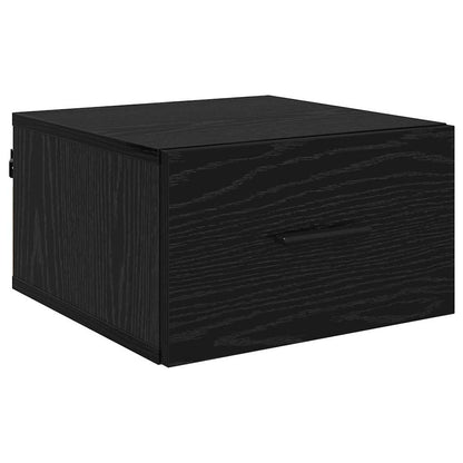Bedside Cabinet 2 pcs Black oak 35 x 35 x 20 cm Engineered wood