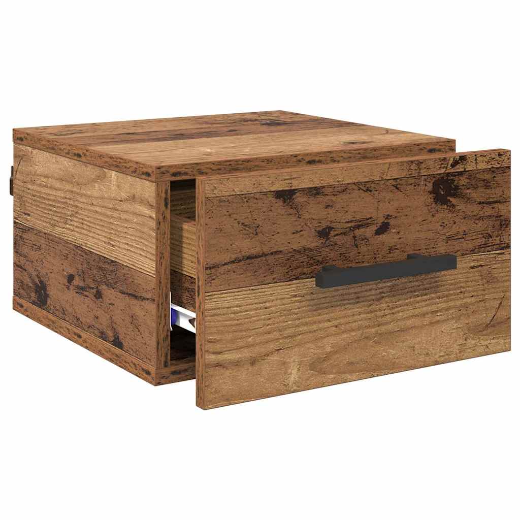 Bedside Cabinet Old wood 35 x 35 x 20 cm Engineered wood