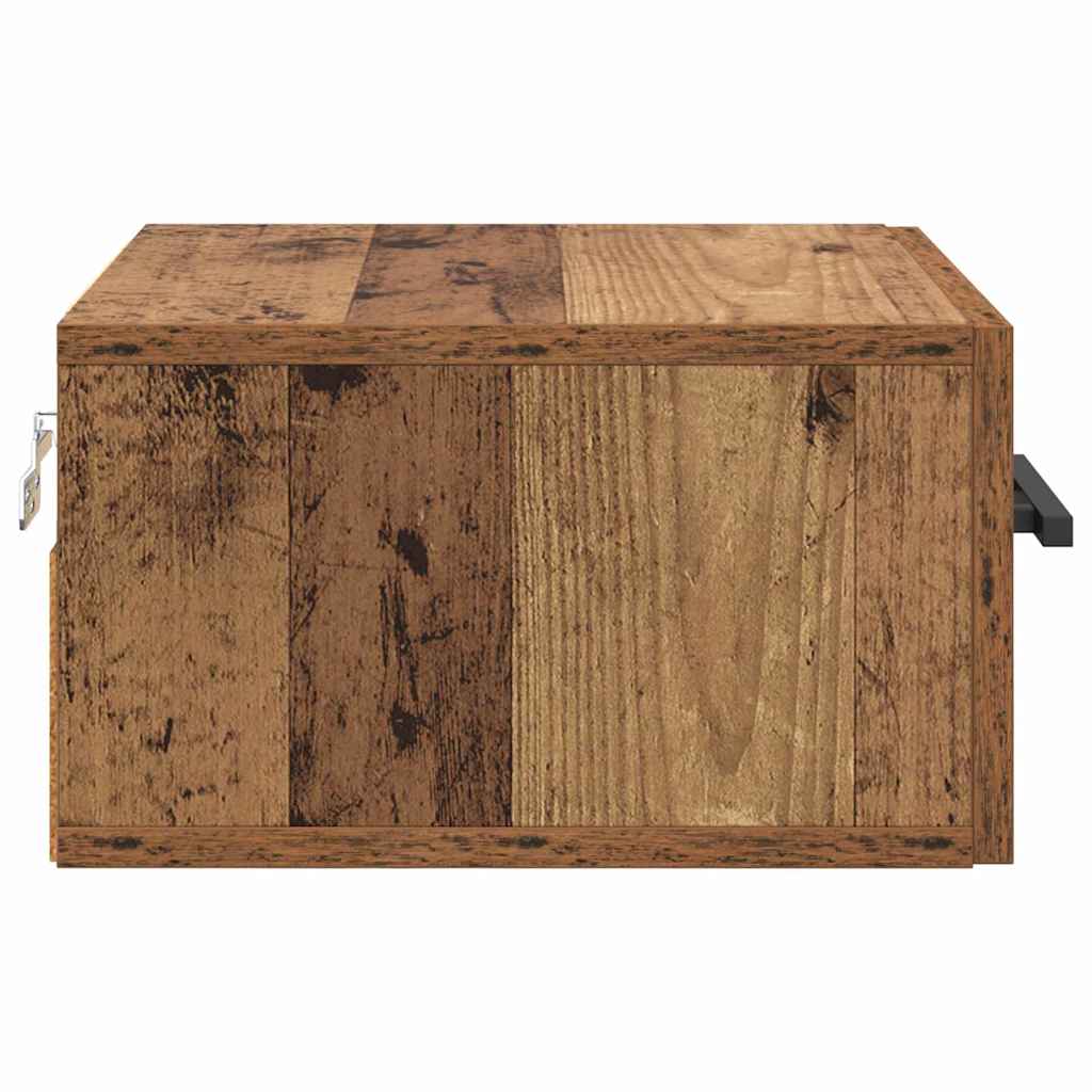 Bedside Cabinet Old wood 35 x 35 x 20 cm Engineered wood