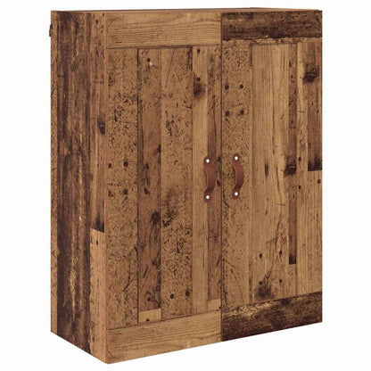 Wall Mounted Cabinet Old Wood 69.5 x 34 x 90 cm Engineered Wood