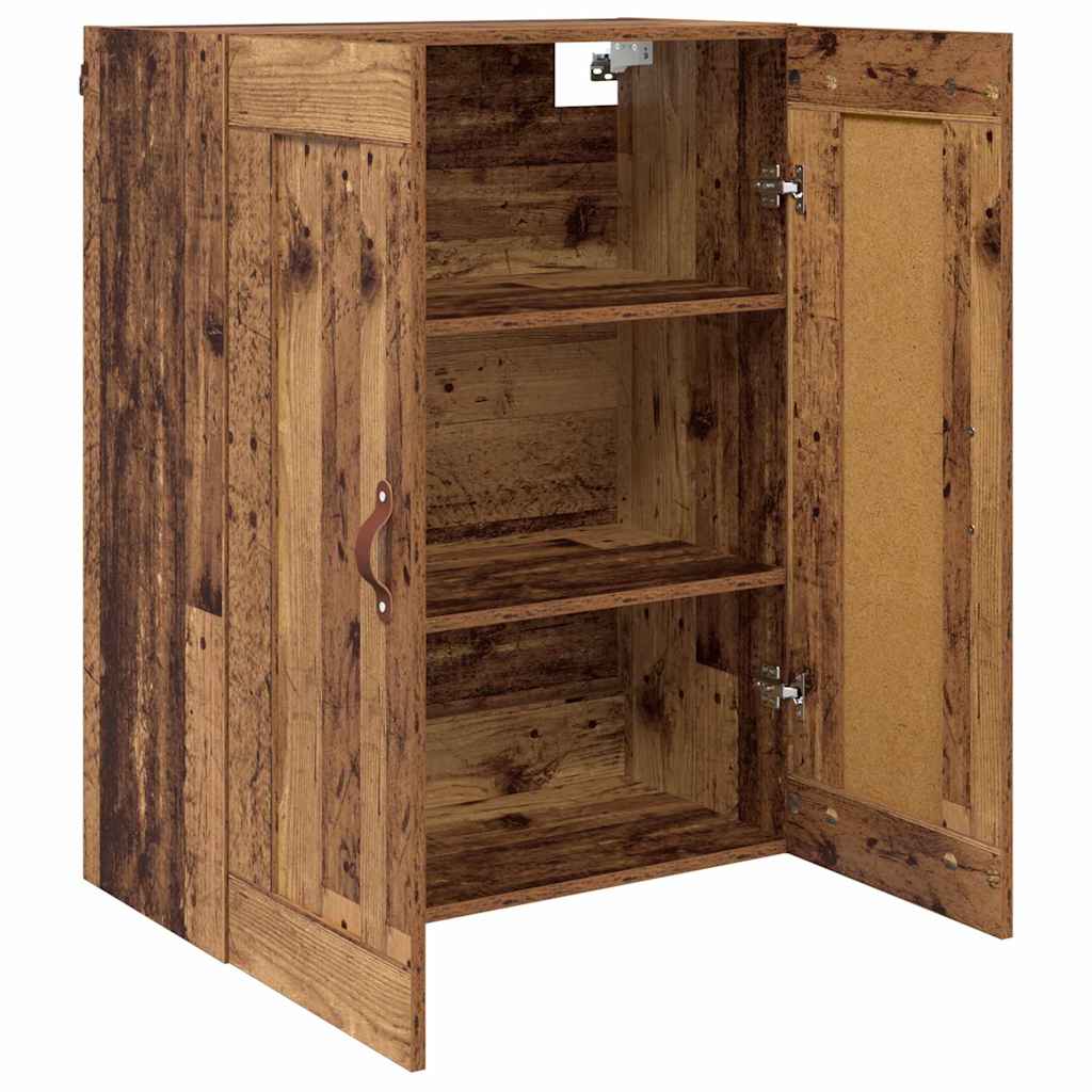 Wall Mounted Cabinet Old Wood 69.5 x 34 x 90 cm Engineered Wood