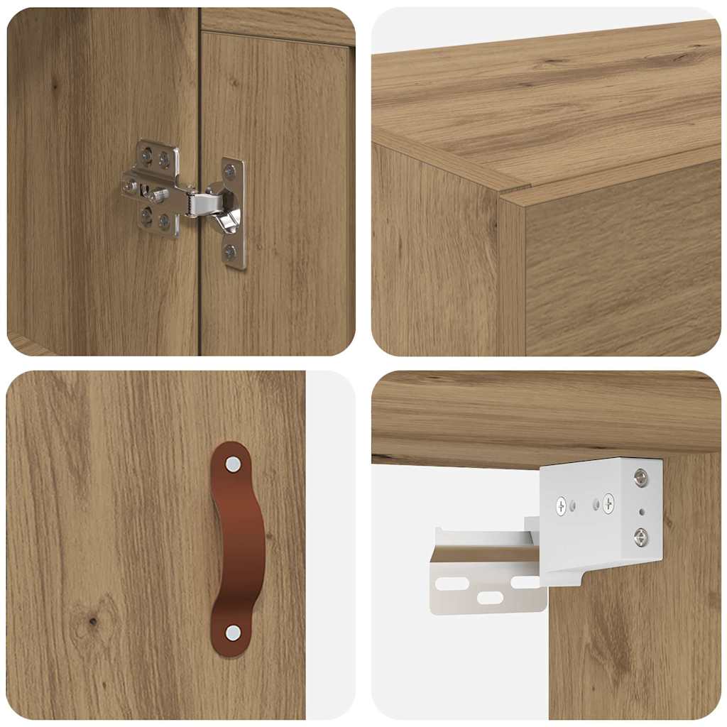 Wall Mounted Cabinet Artisan Oak 69.5 x 34 x 90 cm