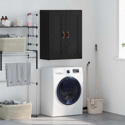 Wall Mounted Cabinet Black Oak 69.5 x 34 x 90 cm