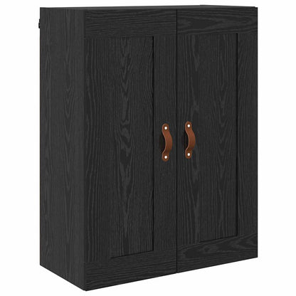 Wall Mounted Cabinet Black Oak 69.5 x 34 x 90 cm