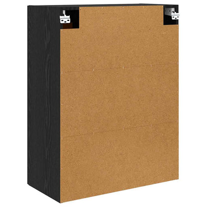 Wall Mounted Cabinet Black Oak 69.5 x 34 x 90 cm