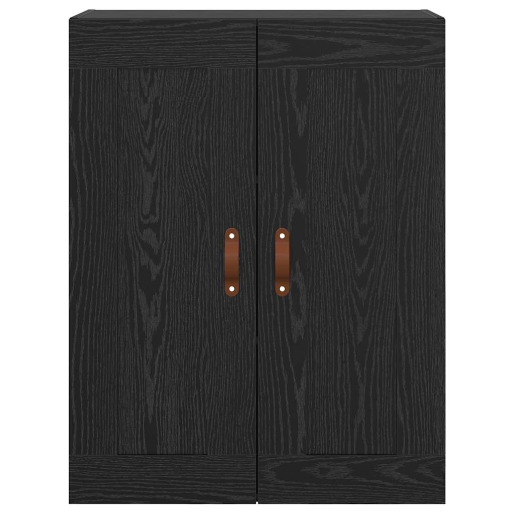 Wall Mounted Cabinet Black Oak 69.5 x 34 x 90 cm