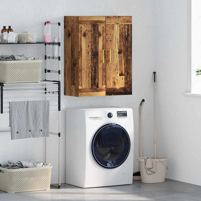 Wall Mounted Cabinet Old Wood 69.5 x 34 x 90 cm Engineered Wood
