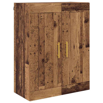 Wall Mounted Cabinet Old Wood 69.5 x 34 x 90 cm Engineered Wood