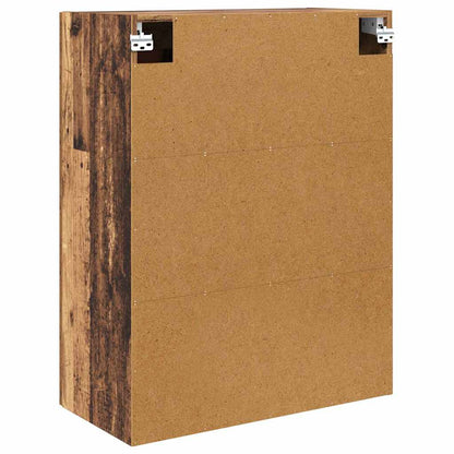 Wall Mounted Cabinet Old Wood 69.5 x 34 x 90 cm Engineered Wood