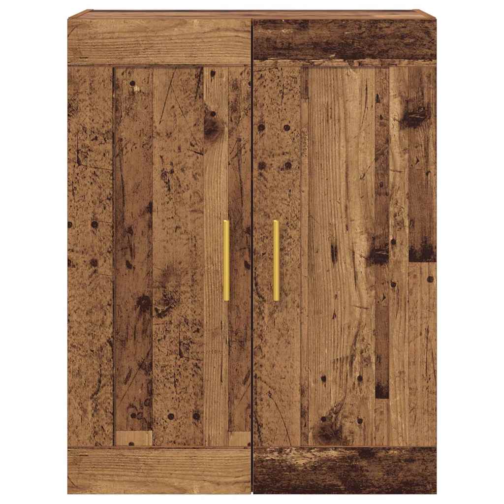 Wall Mounted Cabinet Old Wood 69.5 x 34 x 90 cm Engineered Wood