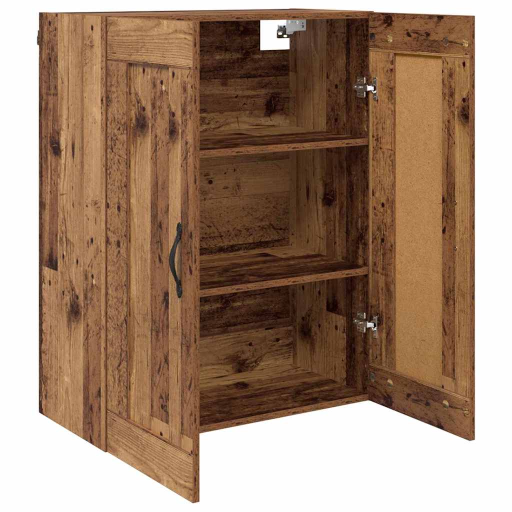 Wall Mounted Cabinet Old Wood 69.5 x 34 x 90 cm Engineered Wood